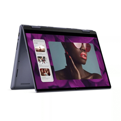 Dell Inspiron 7445 2in1 : R5-8640HS | 8GB RAM | 512GB SSD | AMD Radeon Graphics | 14 inch FHD+ Touch | Windows 11 | Midnight Blue